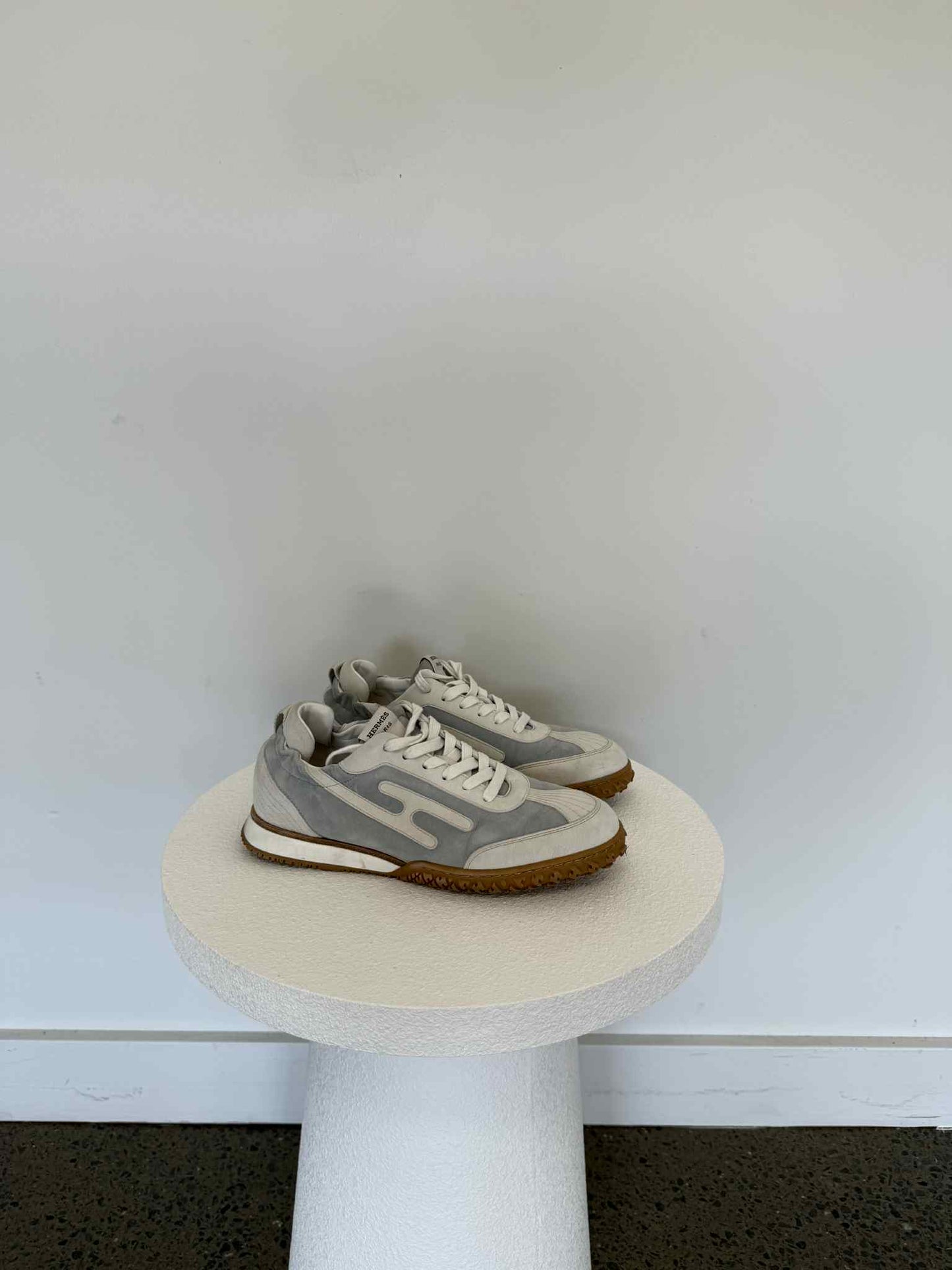 Hermès Jet Sneakers Suede & Leather - Size 38.5