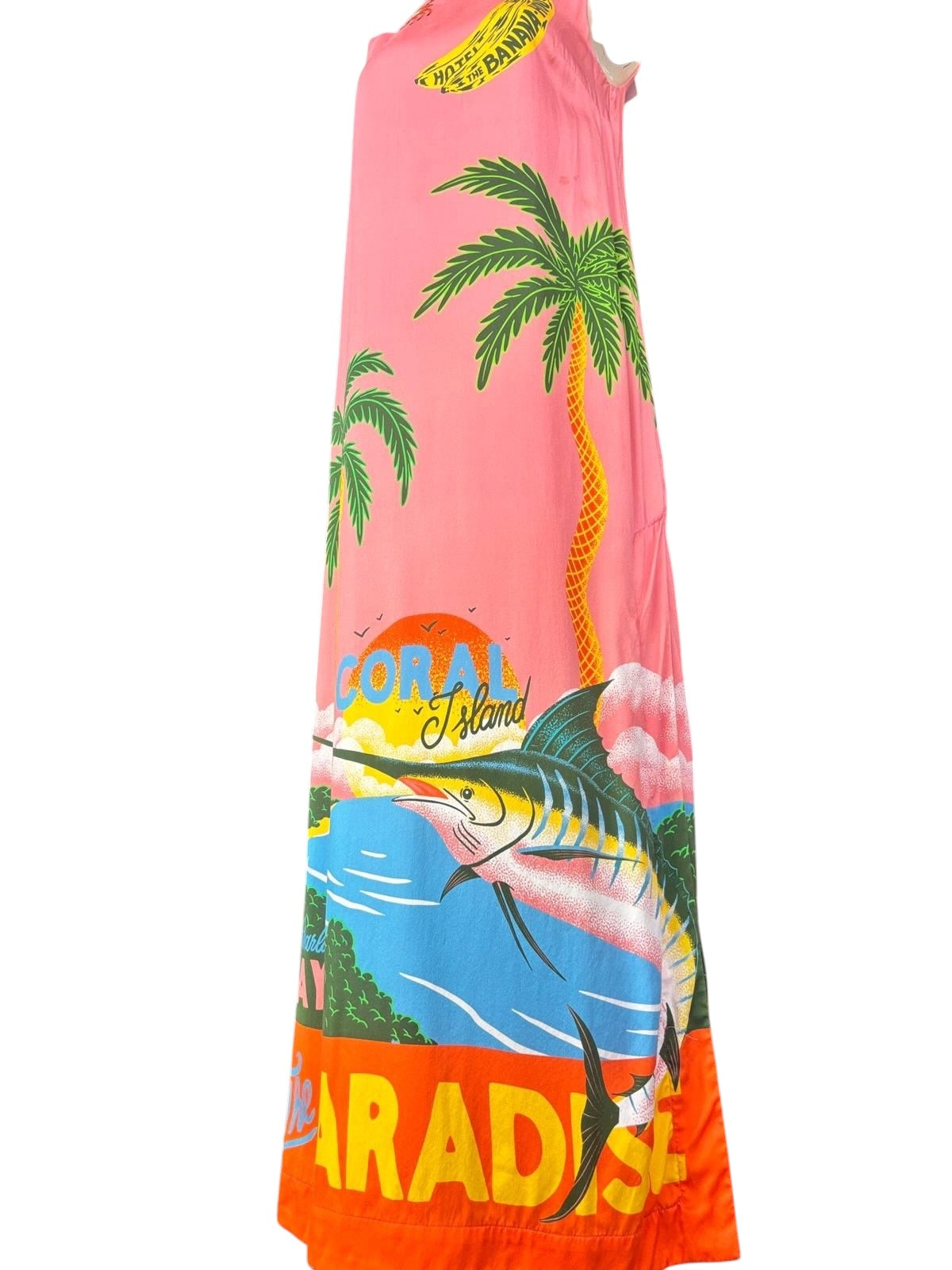 Alemais Paradiso Silk Midi Dress- Size 8-10
