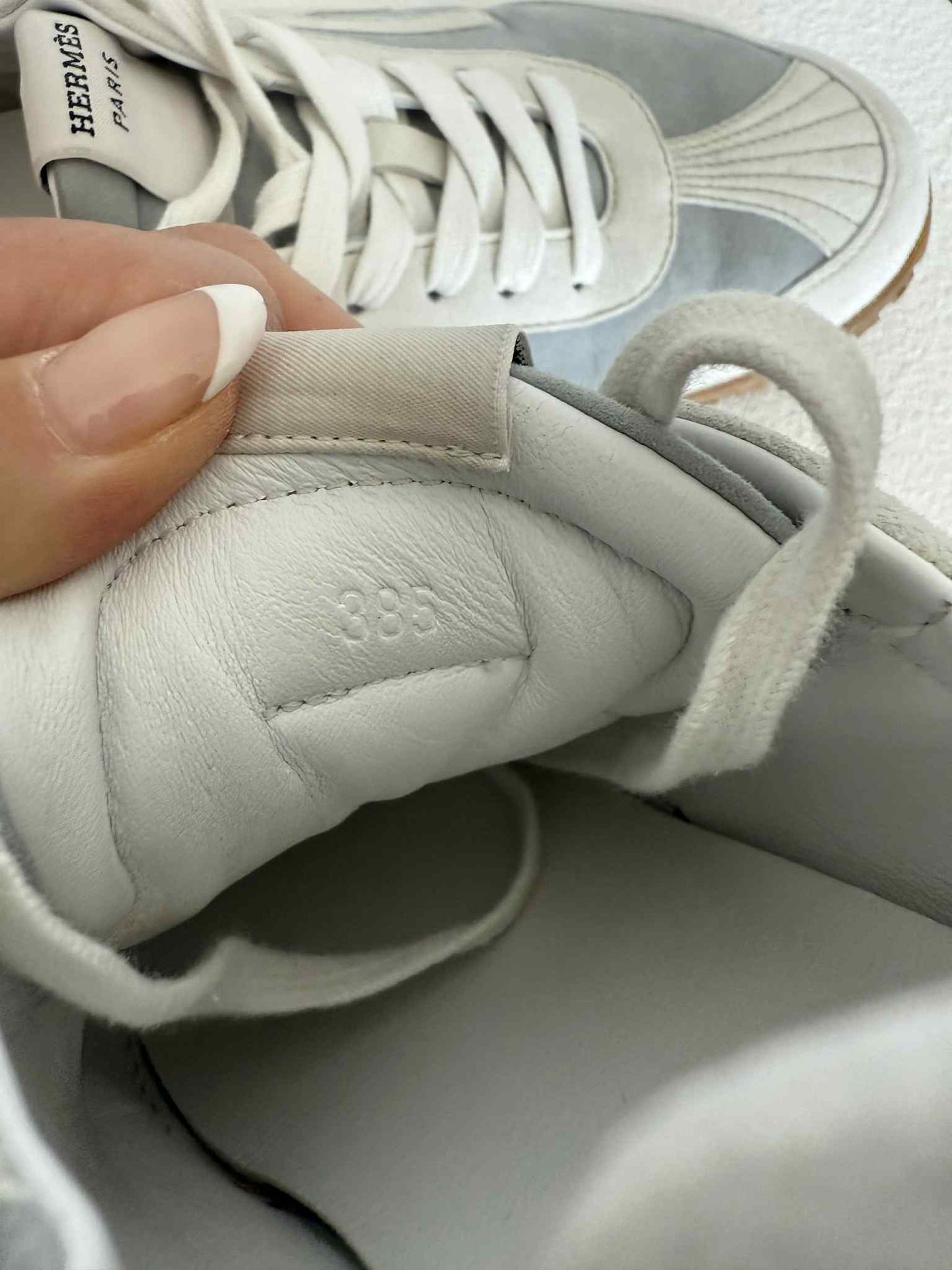 Hermès Jet Sneakers Suede & Leather - Size 38.5