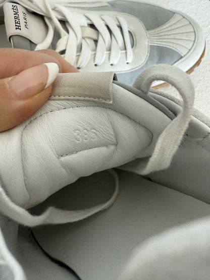 Hermès Jet Sneakers Suede & Leather - Size 38.5