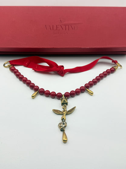Valentino Garavani Ceramic Necklace + Box