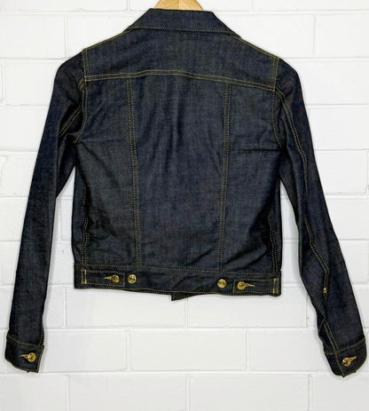 Dsquared2 Denim Jacket & Skirt Set SZ 38/40 Dark Wash NWT Condition