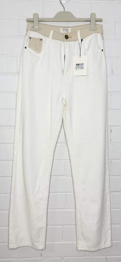 DISSH CREAM DENIM JEANS