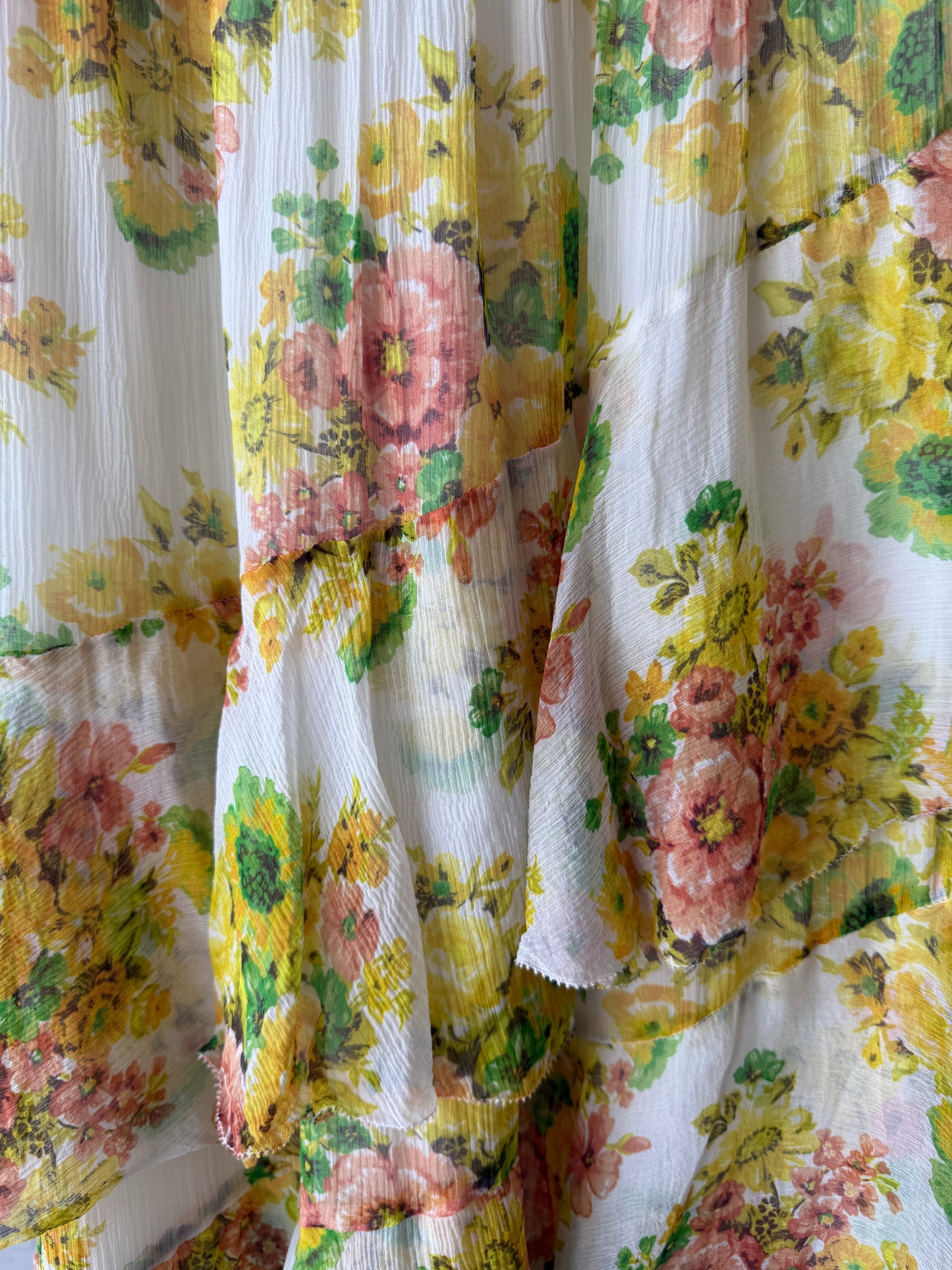 Zimmerman Golden Surfer Tiered Skirt- 0