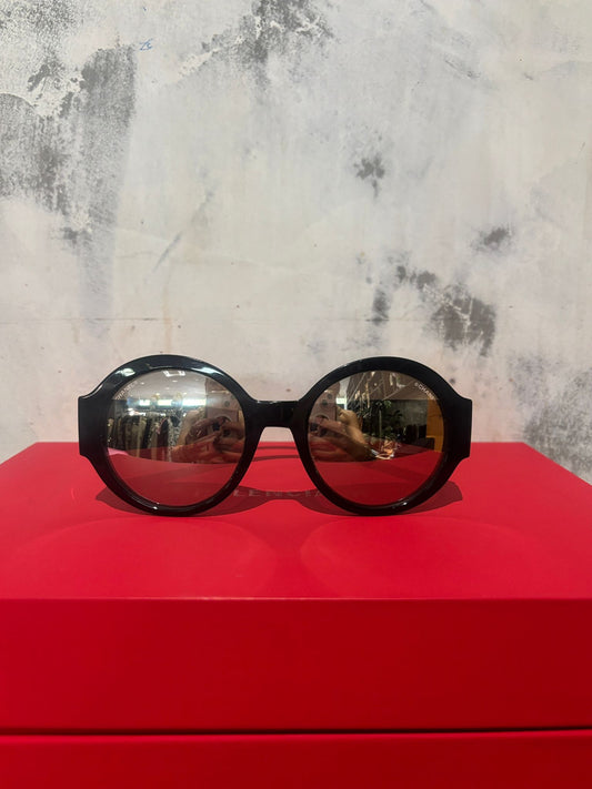 Chanel 5410 Round Black Sunglasses