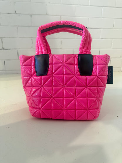 Vee Collective Quilted Tote Bag – Hot Pink Nylon, Excellent Condition