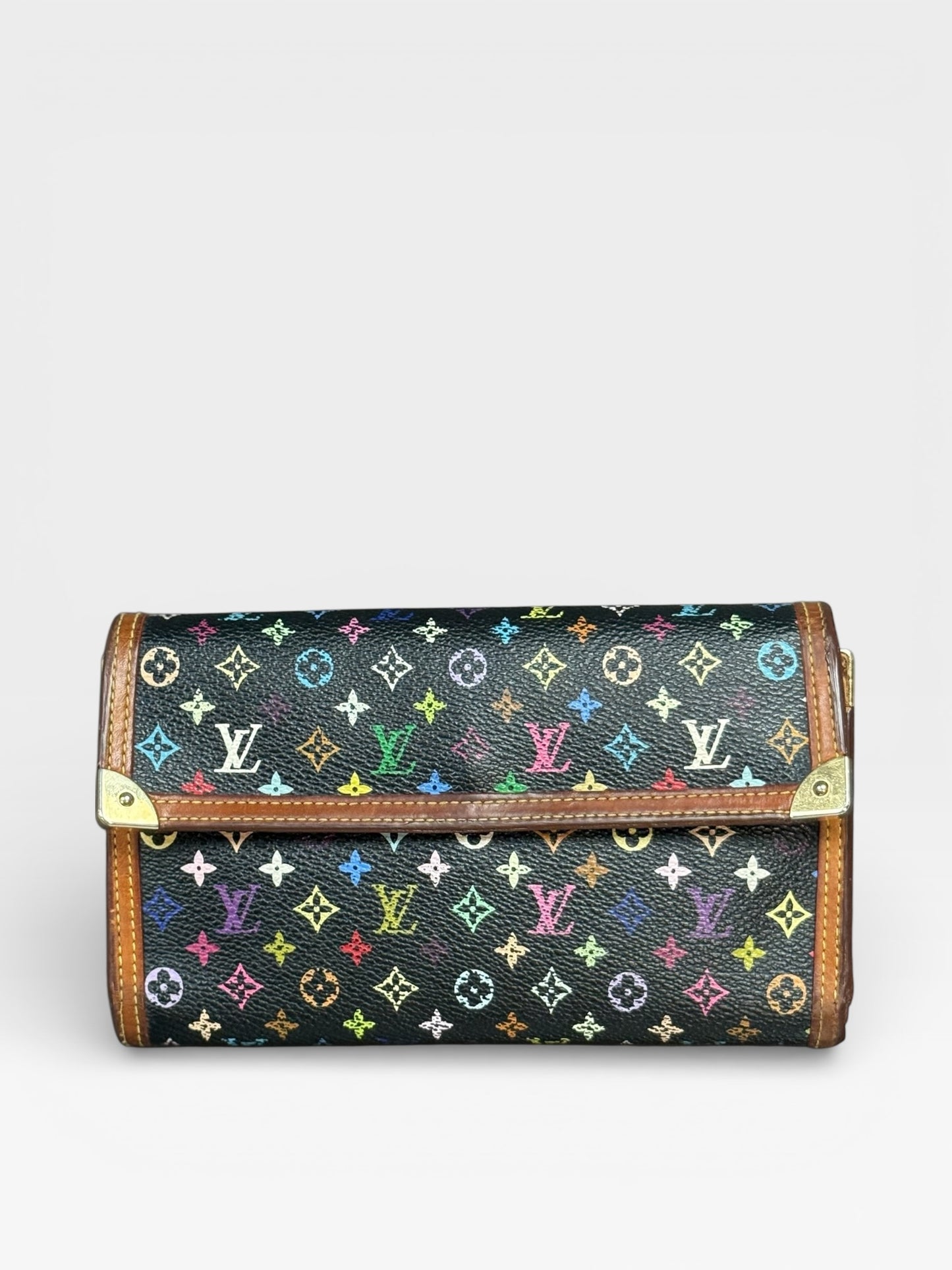 Luxurious Louis Vuitton Tasaki Murakami Tressor Wallet - Meticulously Maintained