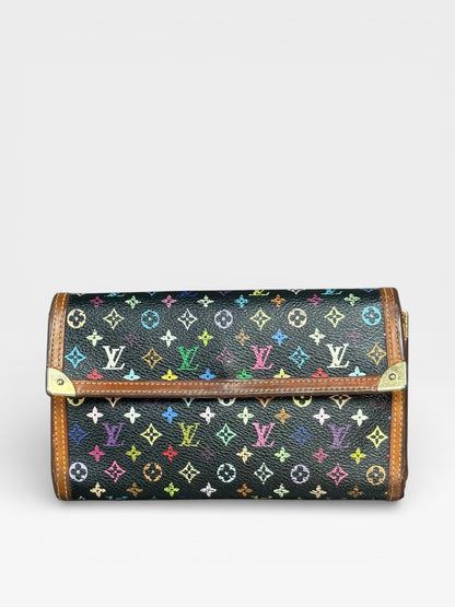 Luxurious Louis Vuitton Tasaki Murakami Tressor Wallet - Meticulously Maintained