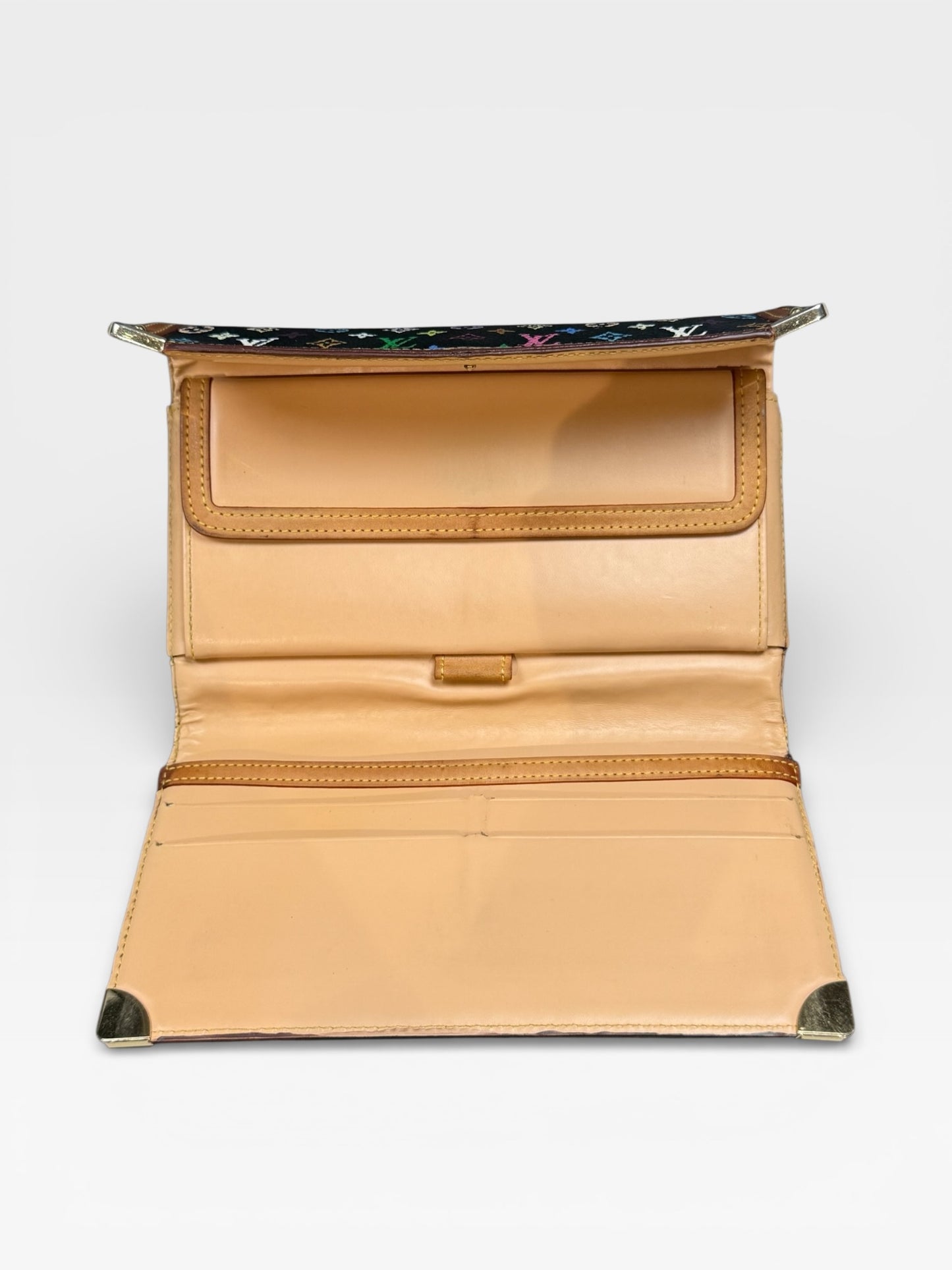 Luxurious Louis Vuitton Tasaki Murakami Tressor Wallet - Meticulously Maintained