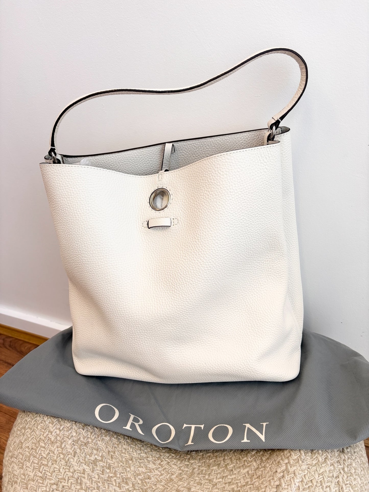 Oroton Hockney HOBO Cream