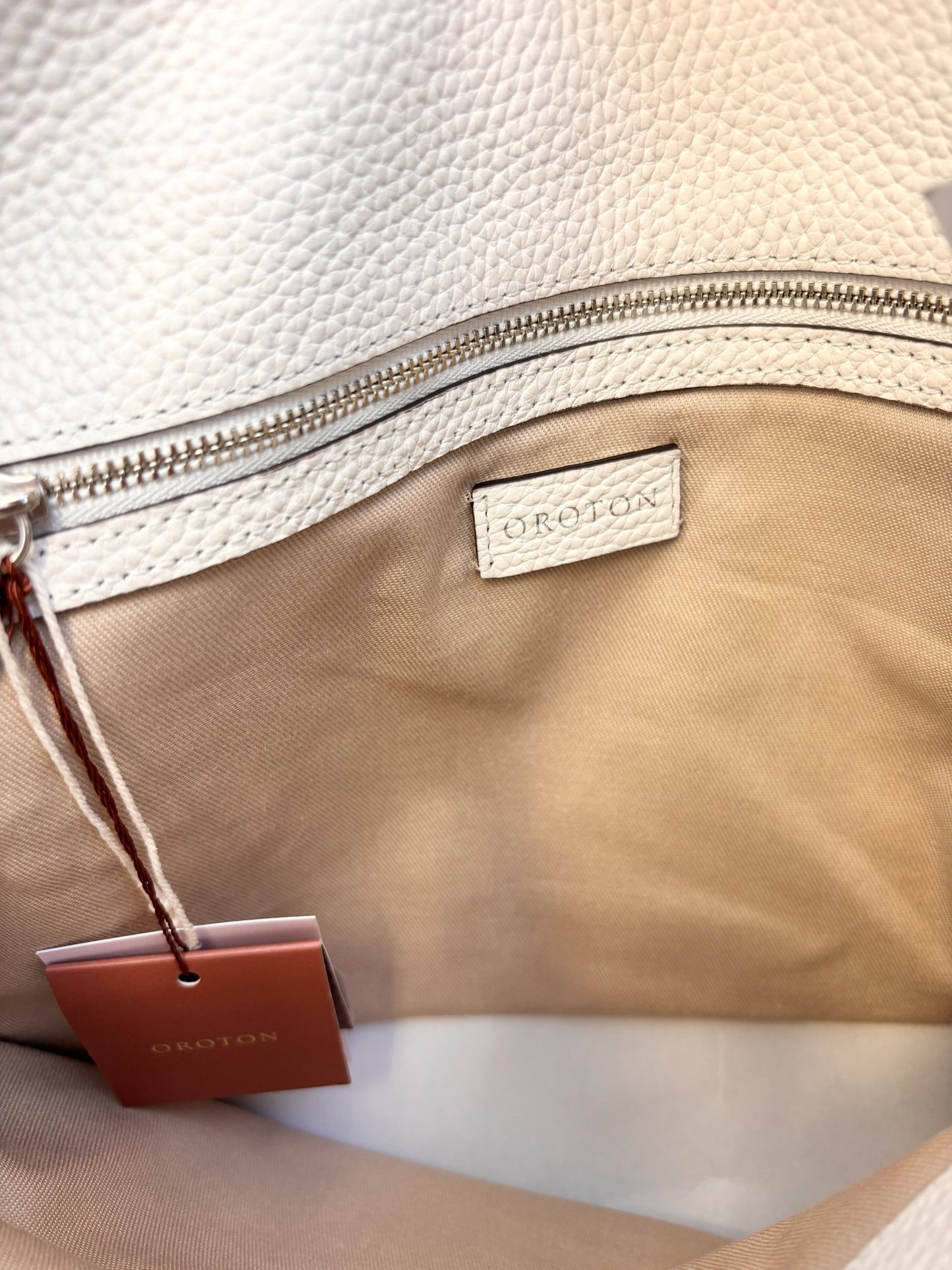 Oroton Hockney HOBO Cream