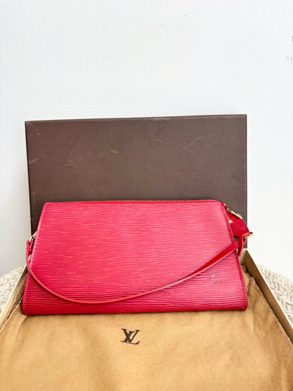 Louis Vuitton Red Epi Pochette