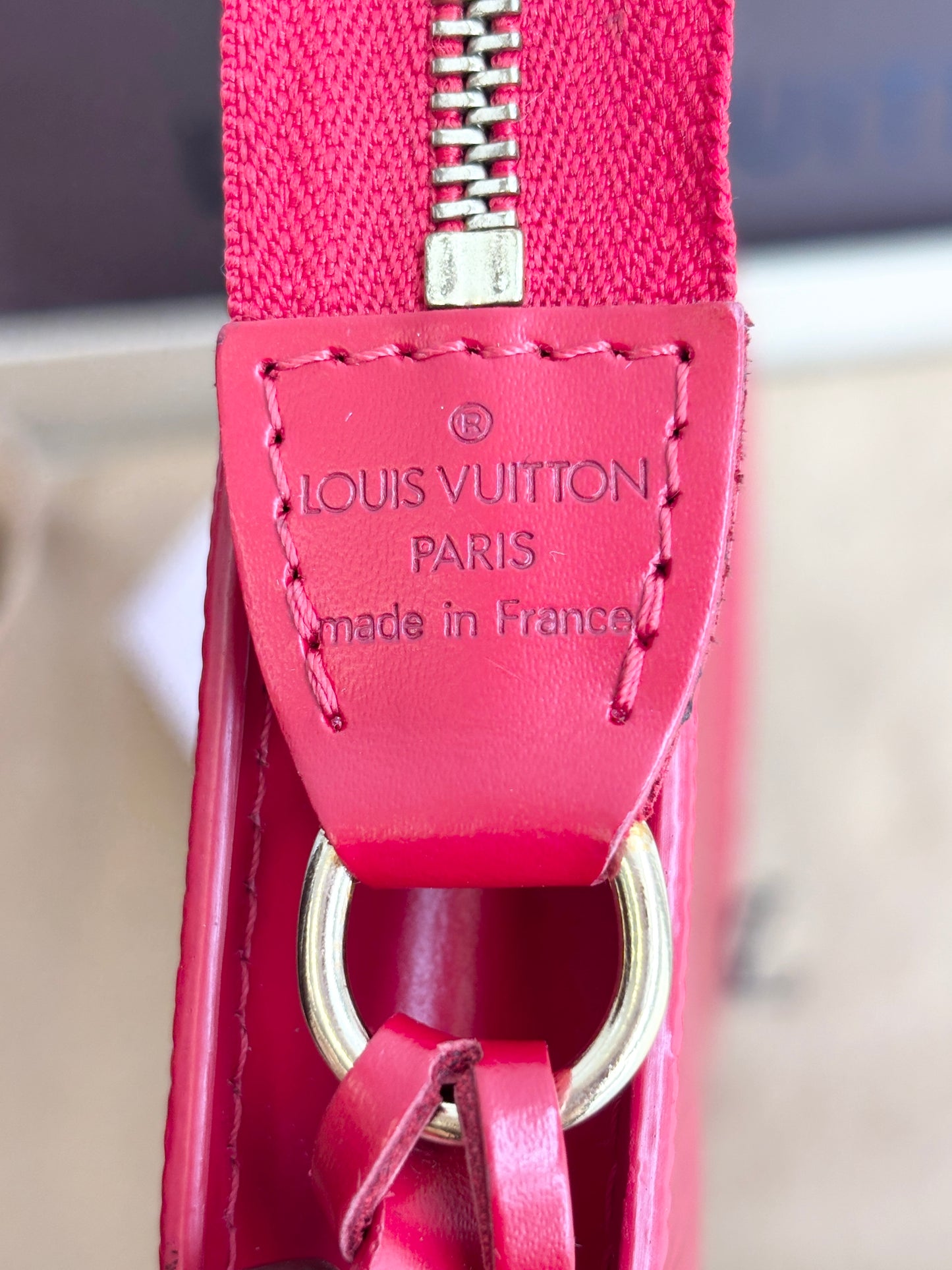 Louis Vuitton Red Epi Pochette
