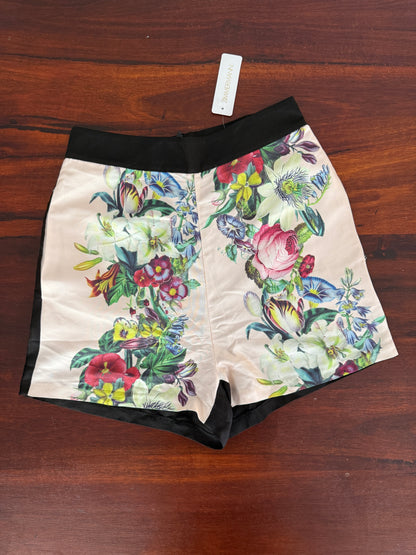 Zimmermann Rising Garland Shorts – Floral Silk, High-Waisted, NWT- Size 1