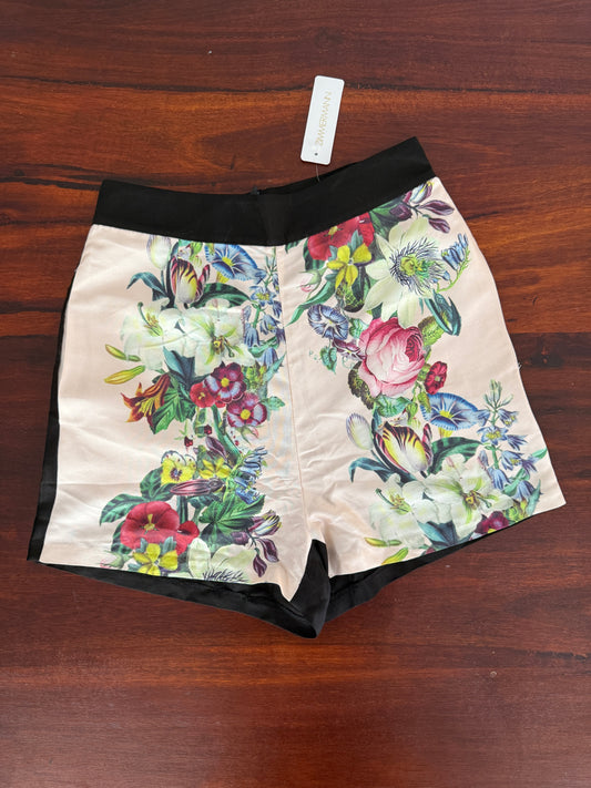 Zimmermann Rising Garland Shorts – Floral Silk, High-Waisted, NWT- Size 1