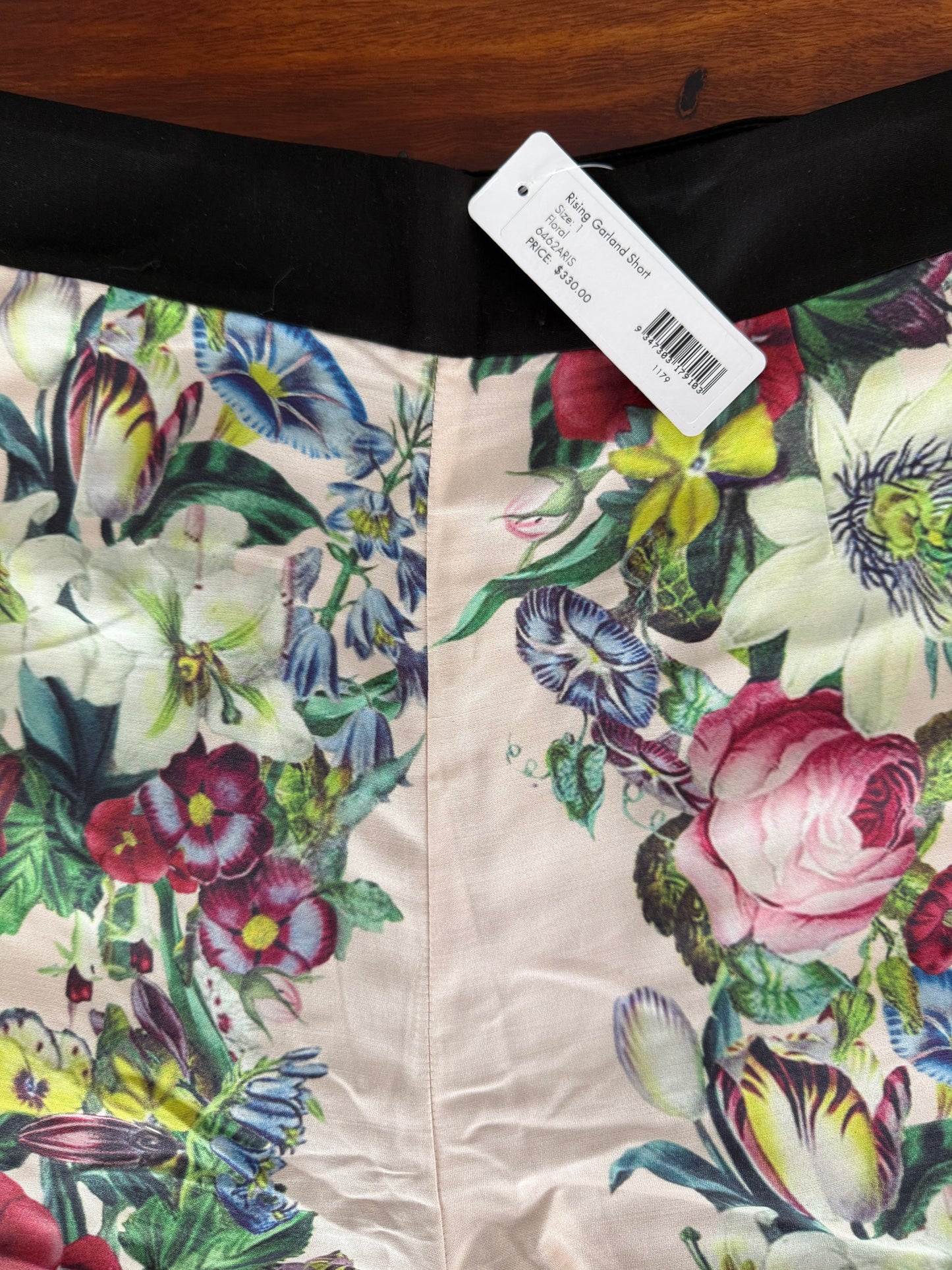 Zimmermann Rising Garland Shorts – Floral Silk, High-Waisted, NWT- Size 1