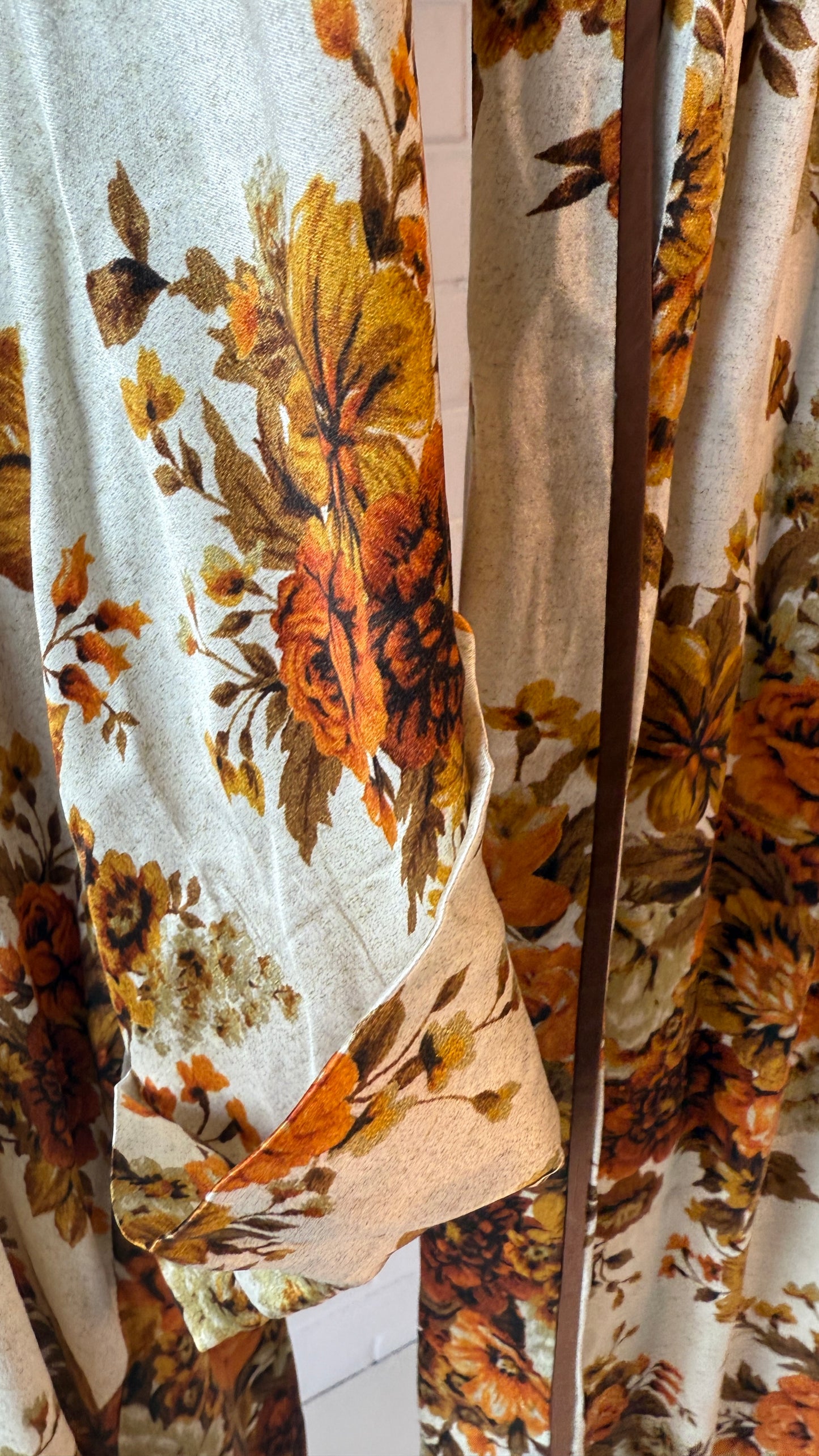 Alemais Floral Silk Set Derby Shirt size 10 & Pant size 6