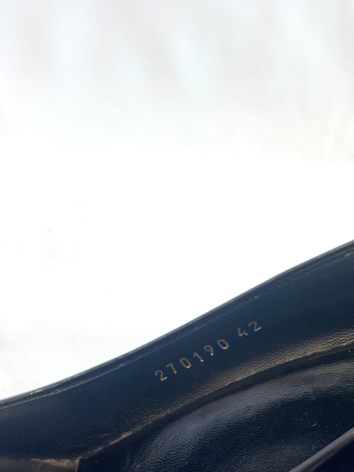 Gucci Black Patent Leather Classic Pumps - 42