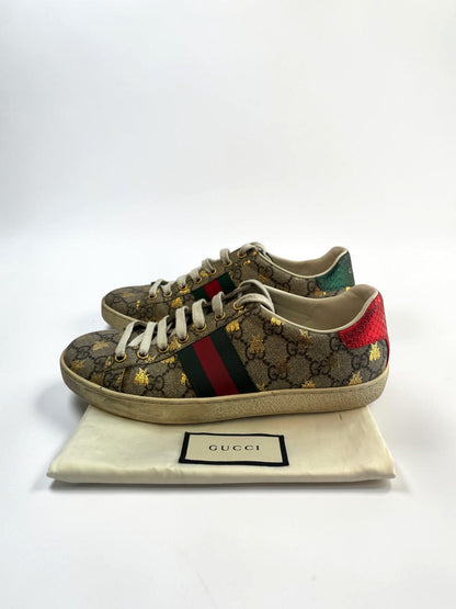 Gucci Ace GG Supreme Sneakers 'Bees'- 36.5