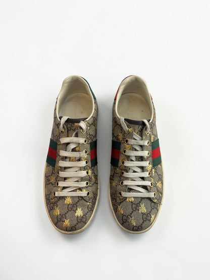 Gucci Ace GG Supreme Sneakers 'Bees'- 36.5