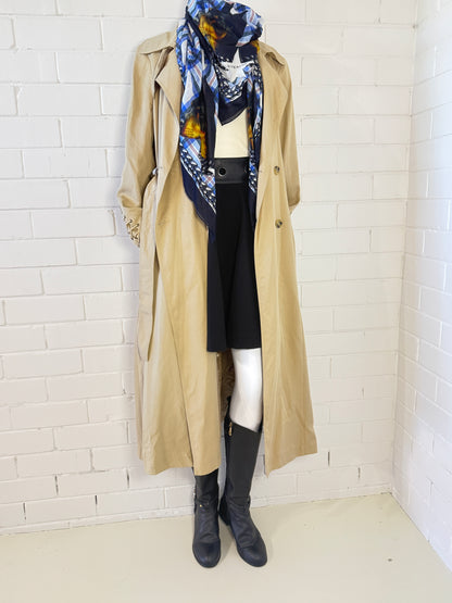 Tory Burch Black Leather Riding Boots – Eleanor Logo Knee-High Boots- Size 39