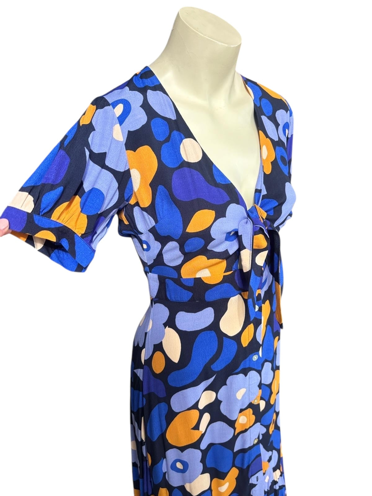 Mister Zimi Floral Multicolour Maxi Dress- 10