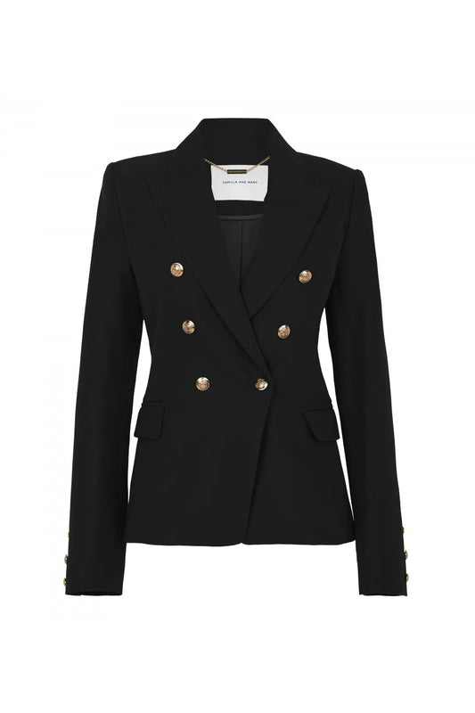 Camilla and Marc Dimmer Blazer Black 8 Excellent Condition