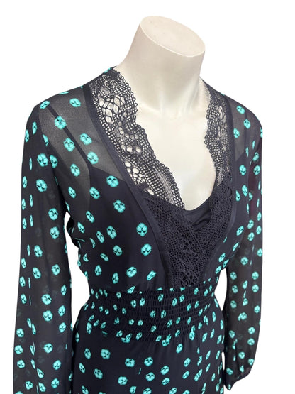 Maje Robe Noire Maxi Dress- 1