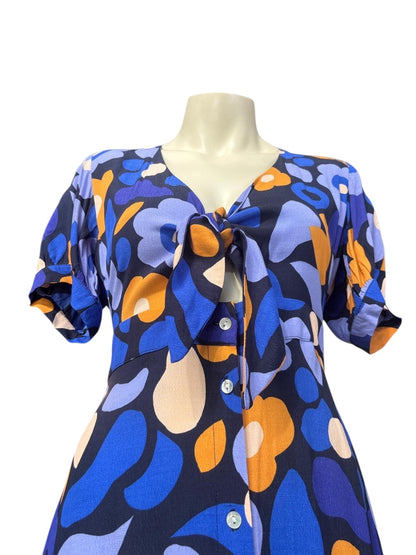 Mister Zimi Floral Multicolour Maxi Dress- 10