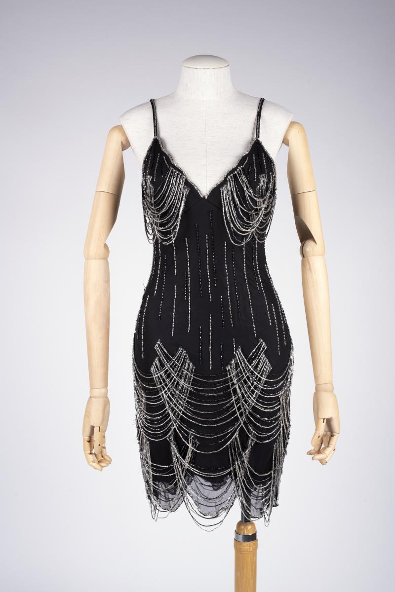 Ruth Tarvydas Black Sequin Dress- 8/S