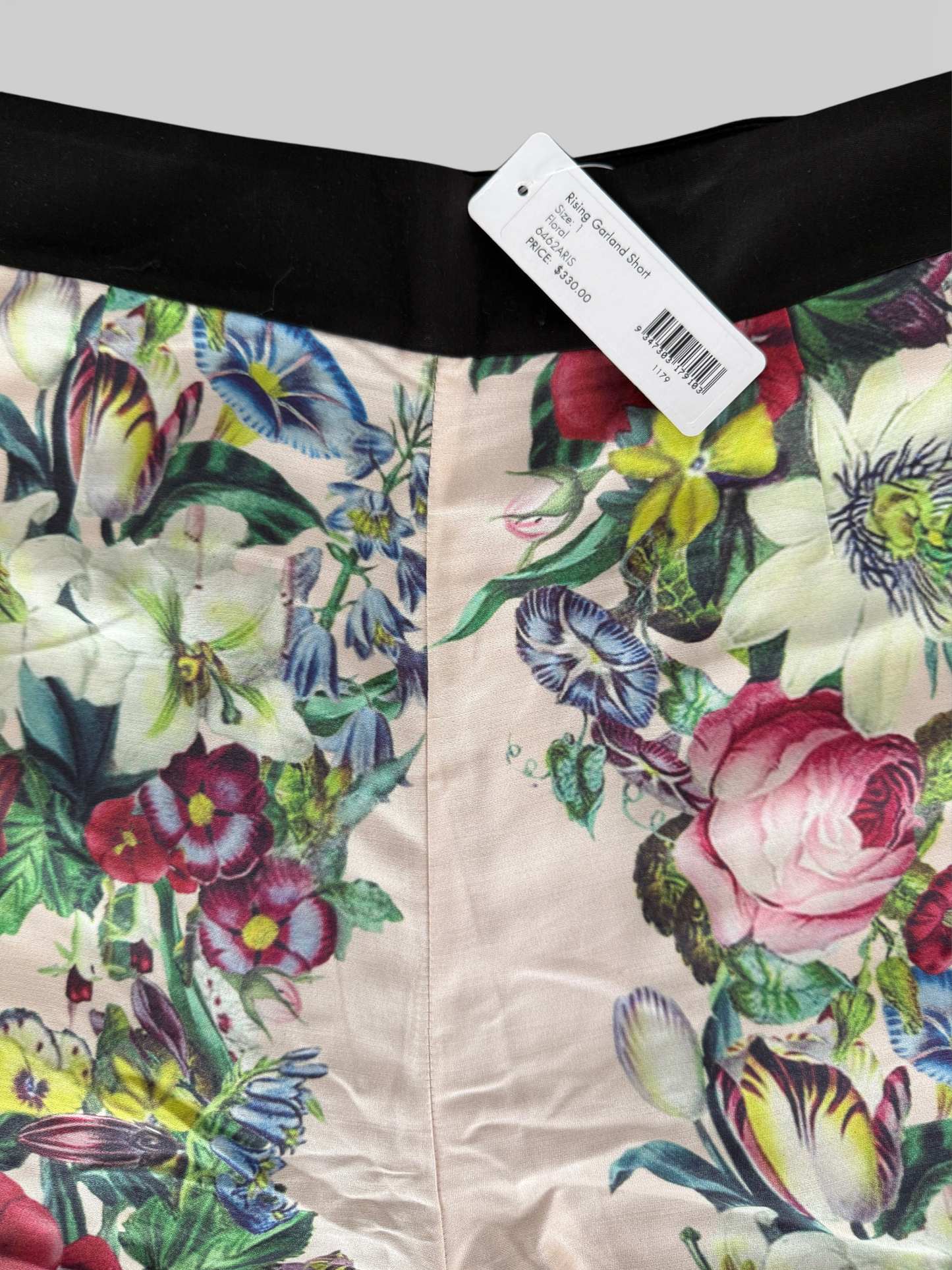 Zimmermann Rising Garland Shorts – Floral Silk, High-Waisted, NWT- Size 1