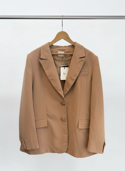 Aje Bonnie Blazer in Beige size 16 BNWT