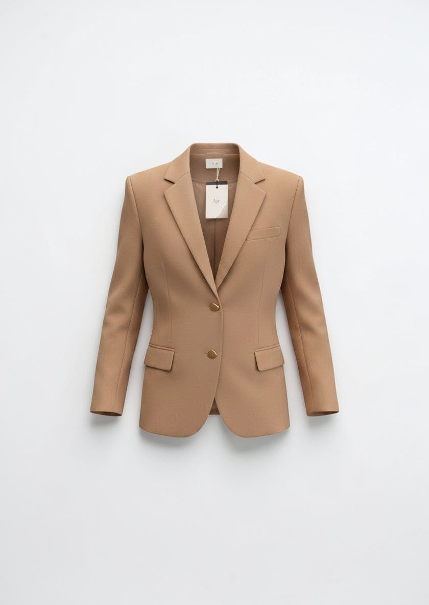 Aje Bonnie Blazer in Beige size 16 BNWT