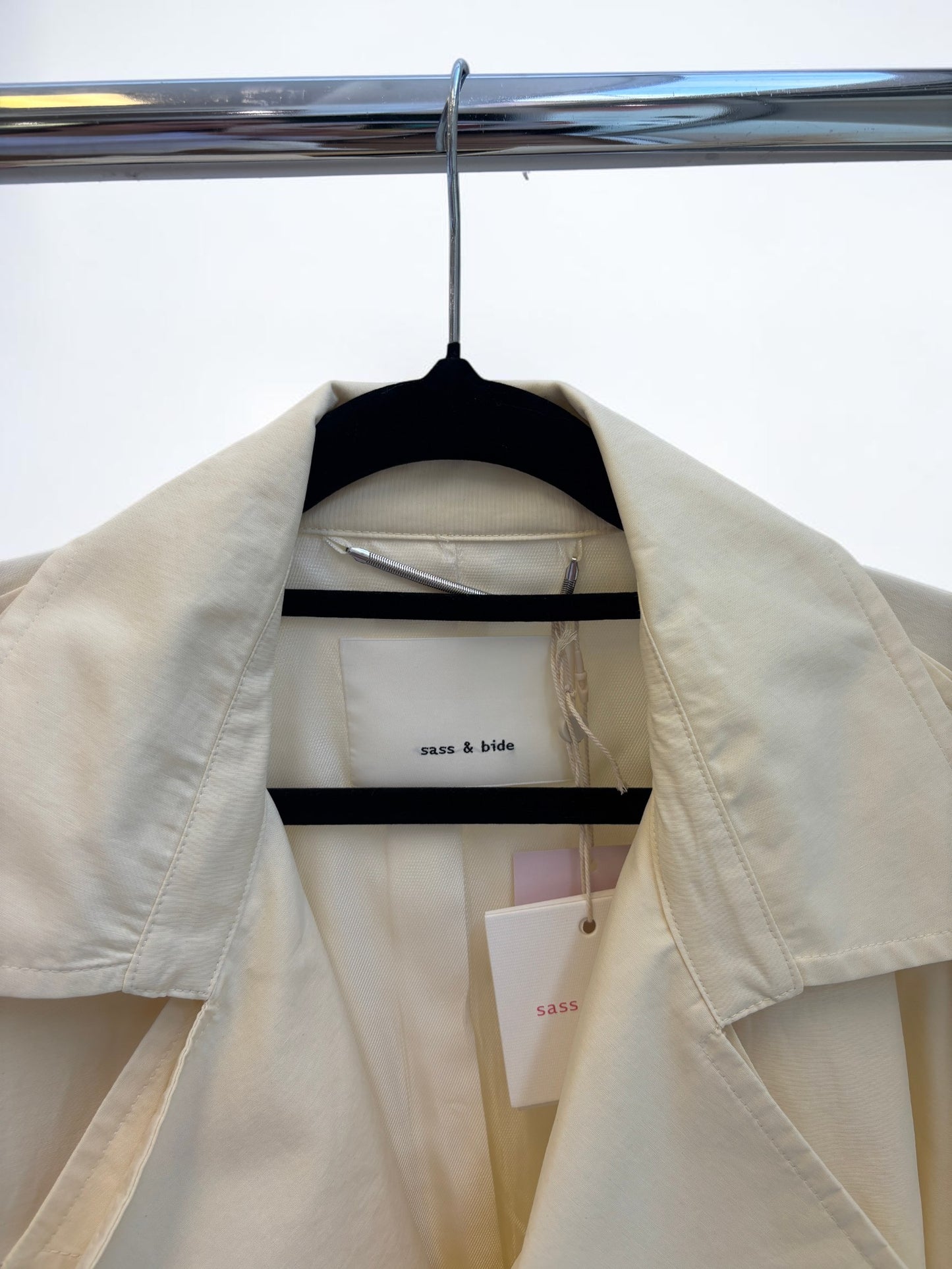 Phoebe cropped trench Jacket by sass & bide- BNWT 10