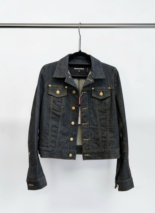 Dsquared2 Dark Wash Denim Jacket — Size 38/S