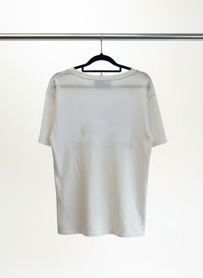Gucci White Logo Print Cotton T-Shirt — Size XS