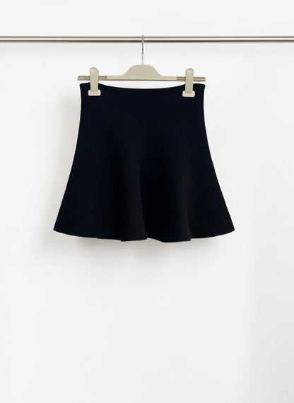 Scanlan Theodore Crepe Knit Peplum Skirt - XS