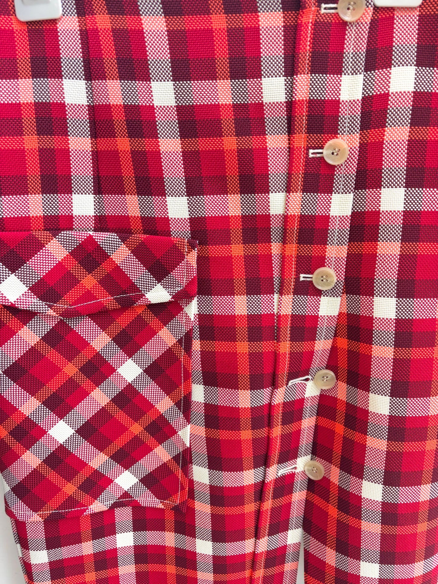 Oroton Plaid Midi Skirt — Size 10