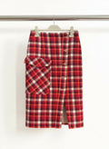 Oroton Plaid Midi Skirt — Size 10