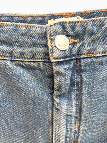 Isabel Marant Julicia Faded Blue Denim Skirt size 42 NWT