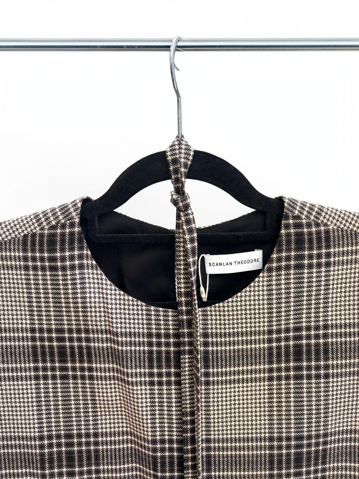 Scanlan Theodore Plaid Dress in Brown size 10