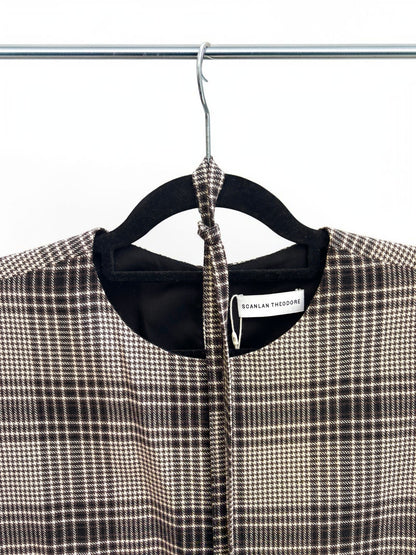 Scanlan Theodore Plaid Dress in Brown size 10