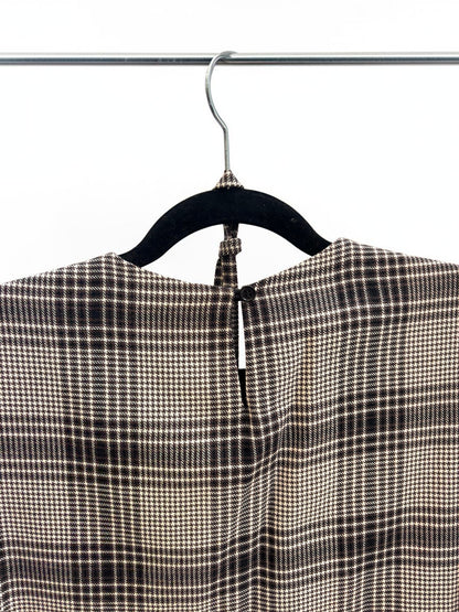 Scanlan Theodore Plaid Dress in Brown size 10