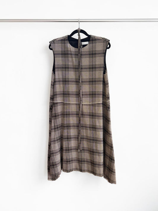 Scanlan Theodore Plaid Dress in Brown size 10