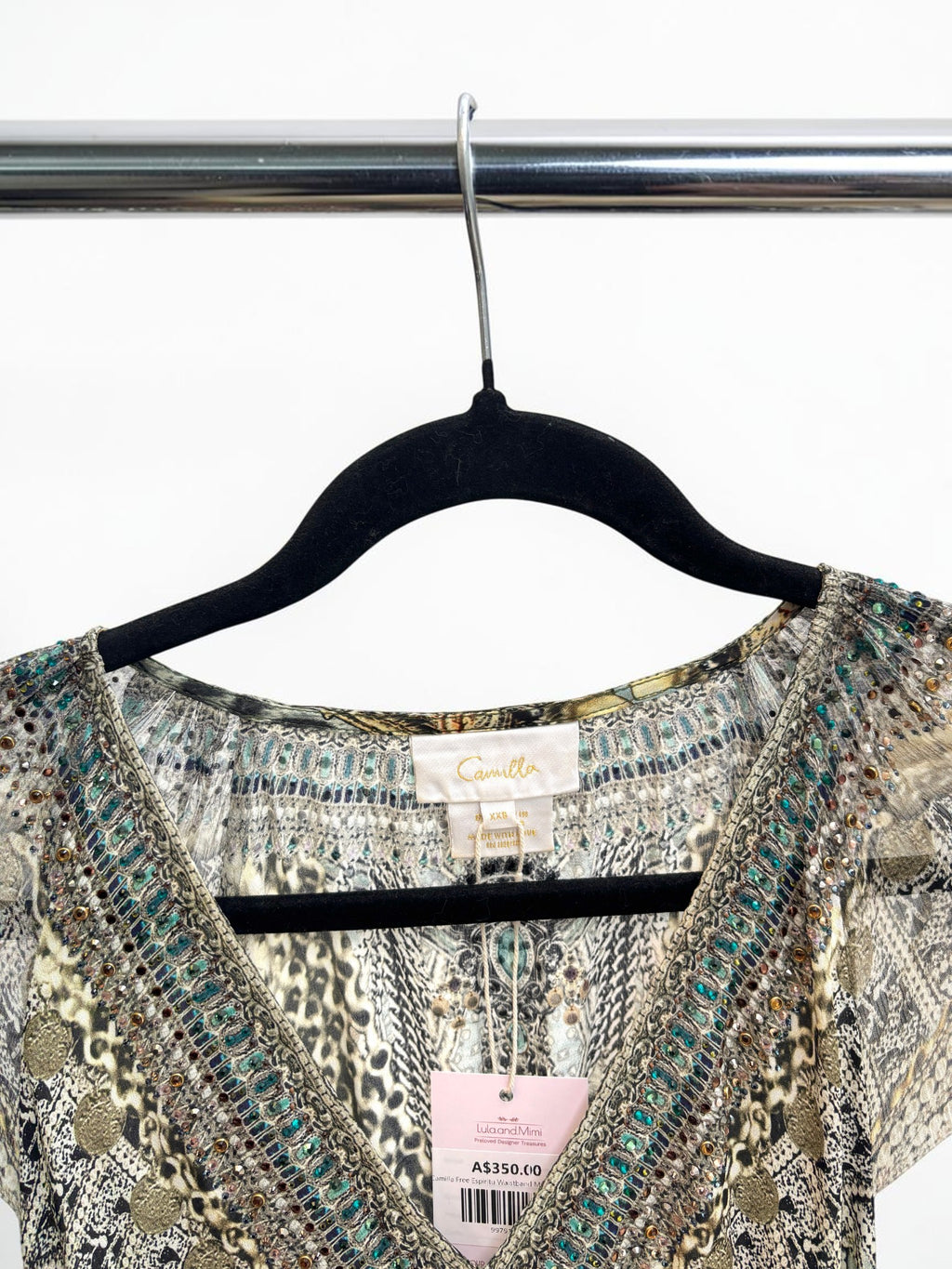 Camilla Free Espiritu Silk Maxi Dress — Size XXS