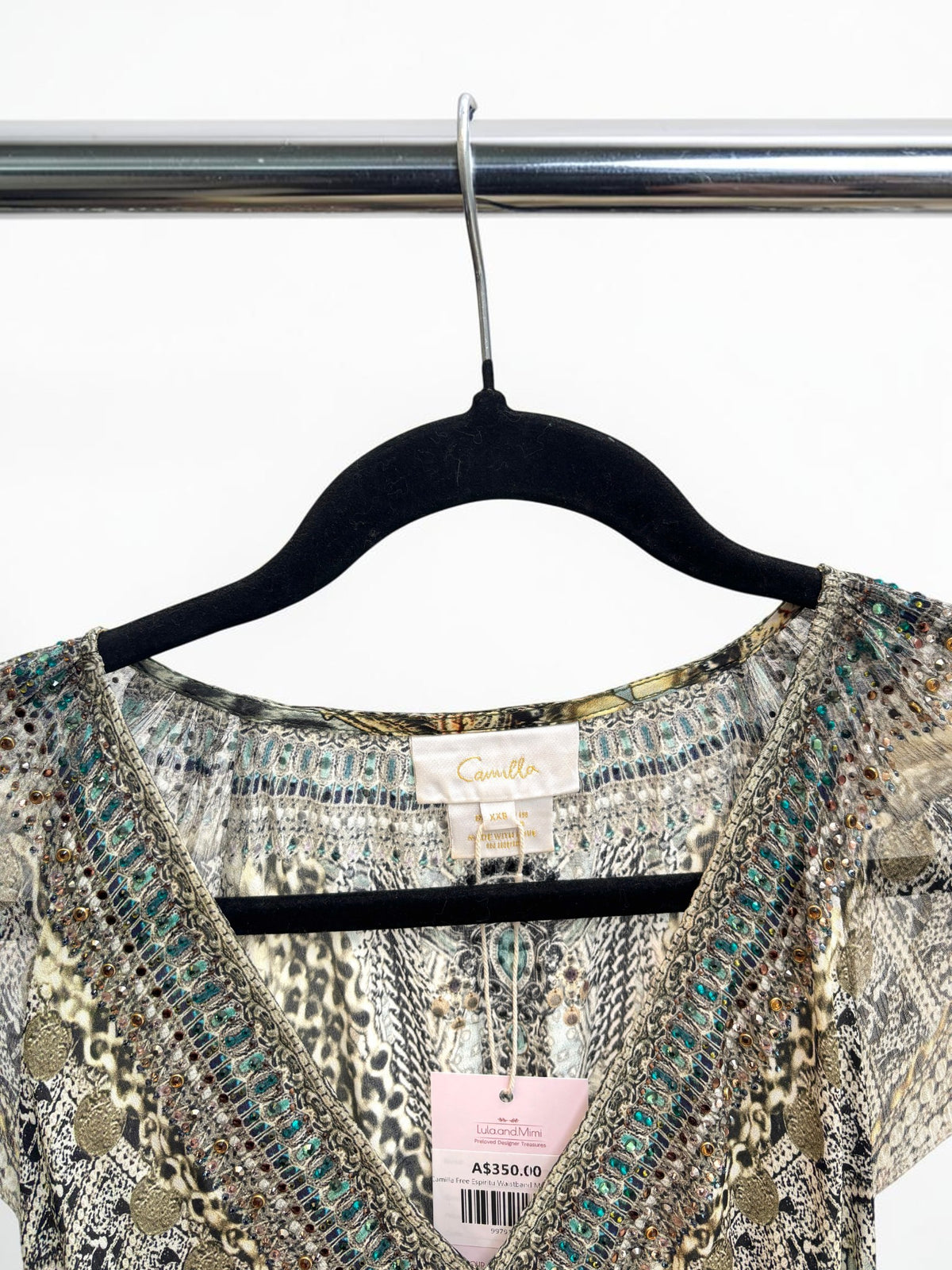 Camilla Free Espiritu Silk Maxi Dress — Size XXS