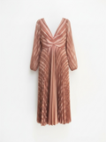 Zimmermann Ballet Pink Burnout Sunray Dress — Size 0P (AU 6 Petite)