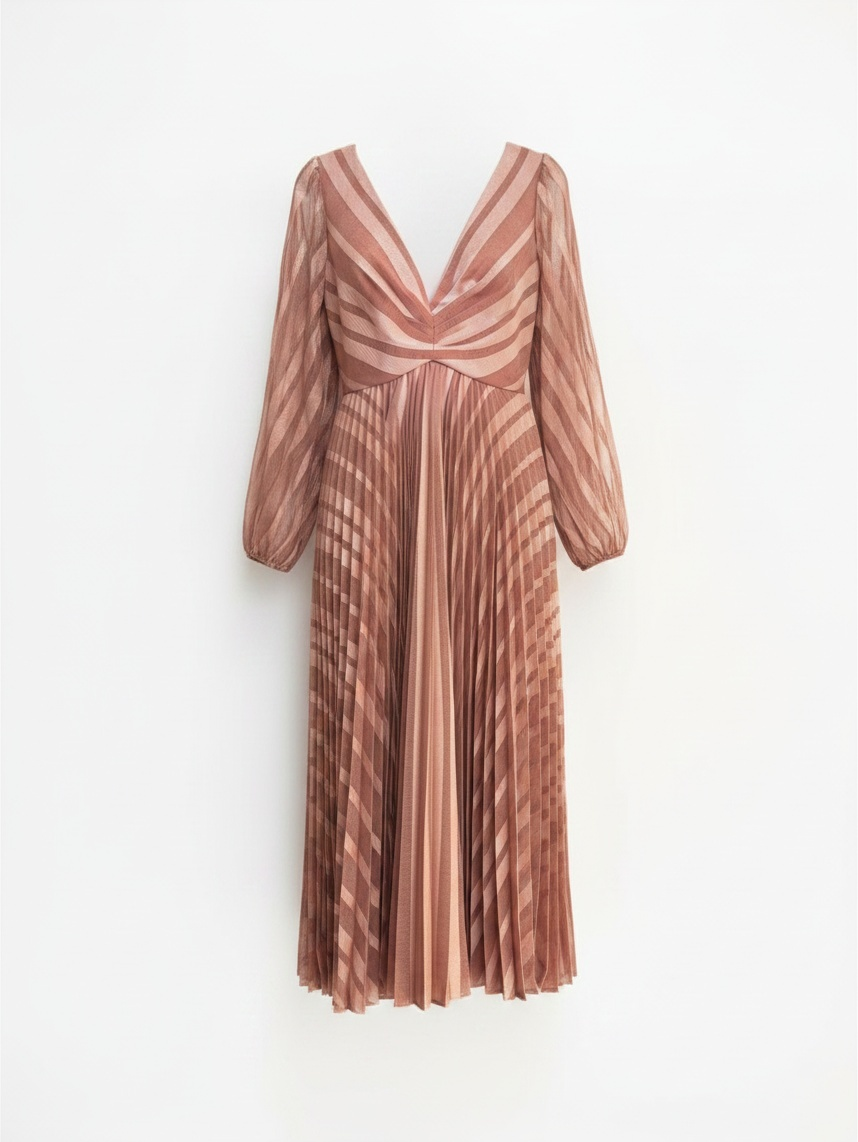 Zimmerman Ballet Pink Burnout Sunray Dress- Petite OP