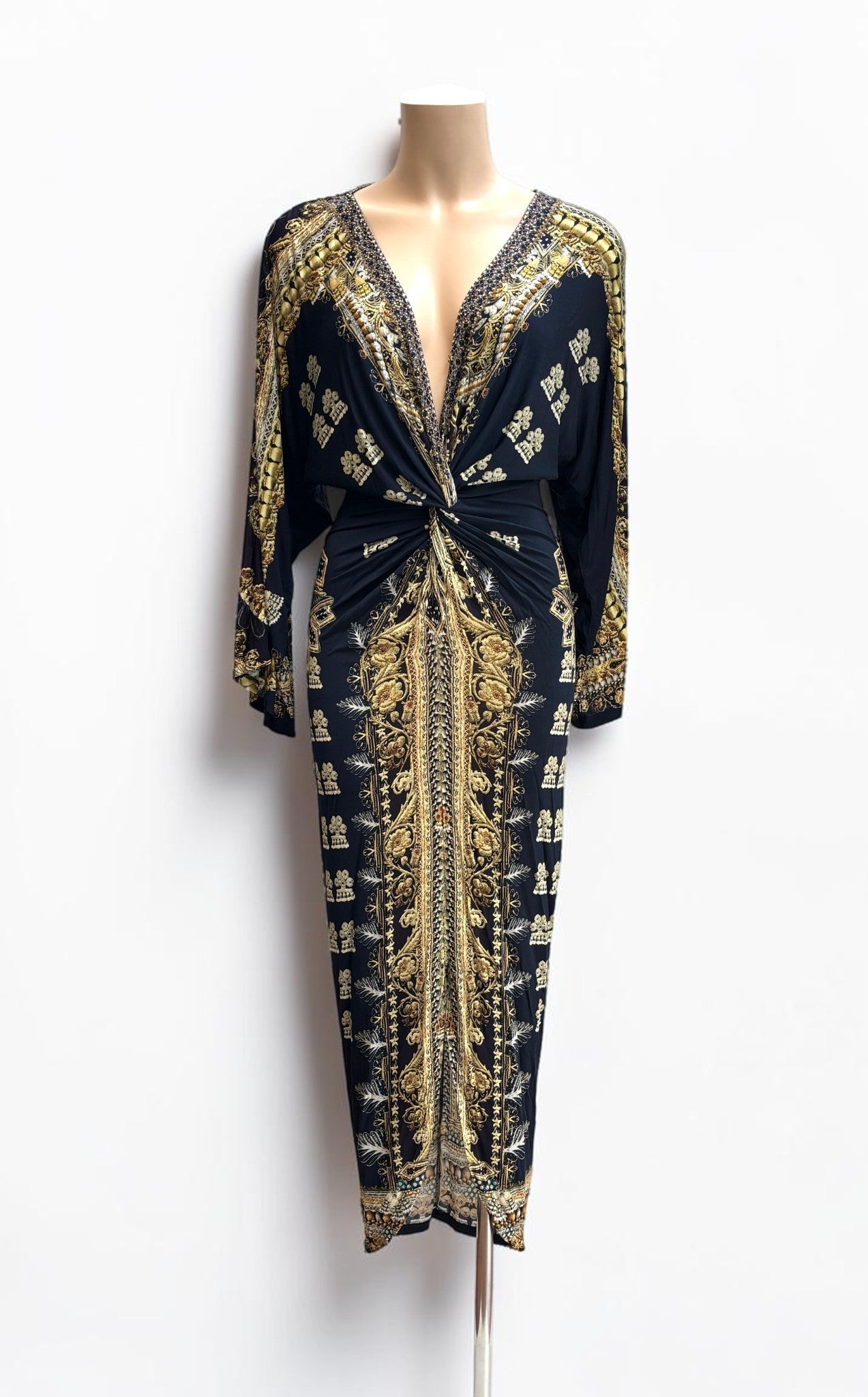 Camilla It's All Over Torero Twist Maxi Dress — Size XXS
