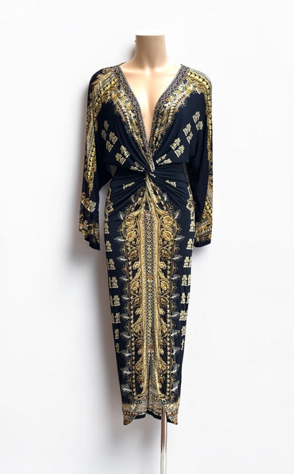 Camilla It's All Over Torero Twist Maxi Dress — Size XXS